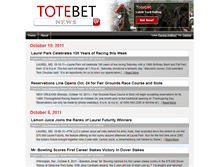 Tablet Screenshot of news.totebet.com